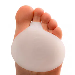 Almohadilla plantar de gel polímero.