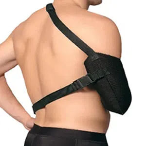 Cabestrillo con inmovilizador de hombro de cuatro puntas