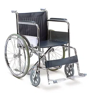Silla de ruedas plegable estándar
